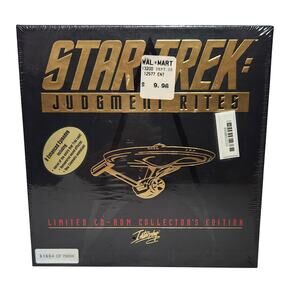 Star Trek Judgement Rites Limited CD-ROM Collector's Edition 61604 Of 75000 New